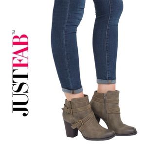 Justfab linna booties Sz 6.5